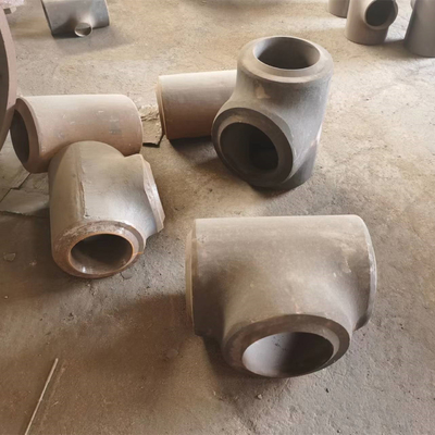 Pipeline Solution Butt Weld Reducing Tee Pipe Fitting Din En 10253 Voor olie toepassingen