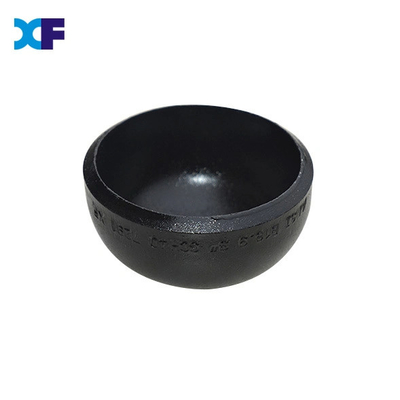 Spanning 10K SCH40 Zwarte verfpijp Fitting Cap Met transparante verf afwerking