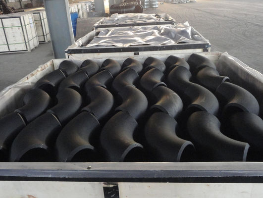 2D 3D van het de Straalstaal van 5D Korte van de de Pijpelleboog Gele Zwarte 90 Graad Lange de Straalelleboog
