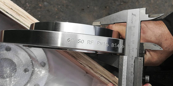 Metaal DN10 - DN2000-Flens BS 4504 PN6 - PN40 1/2“ -“ Koolstofstaal 80 en Roestvrij staal